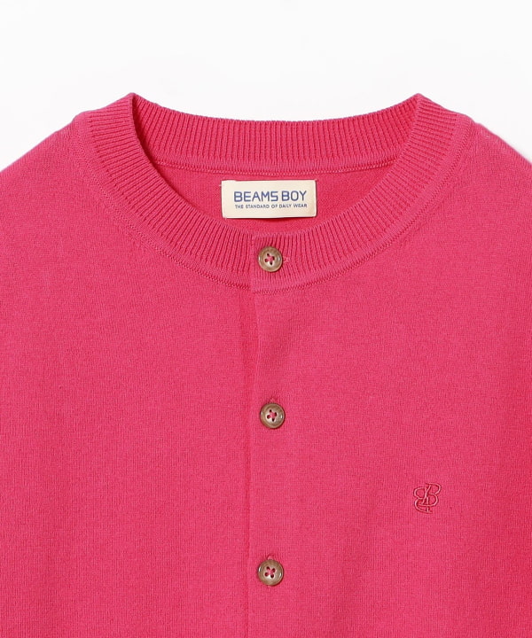 BEAMS BOY BEAMS BOY gauge crew cardigan (tops, cardigan) for