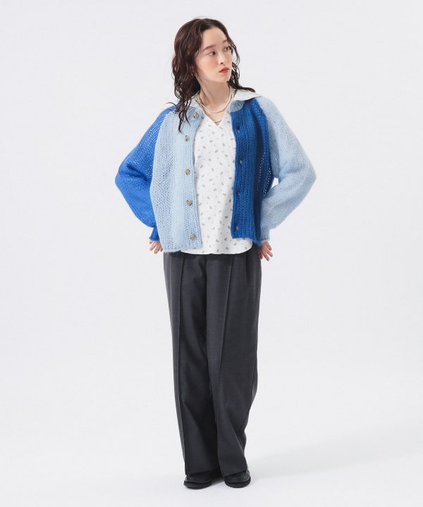 BEAMS モヘアカーディガン Lサイズ 黒 BEAMS（ビームス）の「◎BEAMS / モヘアカーディガン