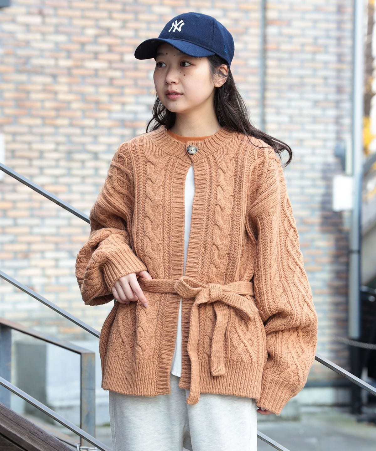 BEAMS BOY／2トーンスウェットカーディガン BEAMS BOY（ビームスボーイ）の「BEAMS BOY / 2トーン スウェット