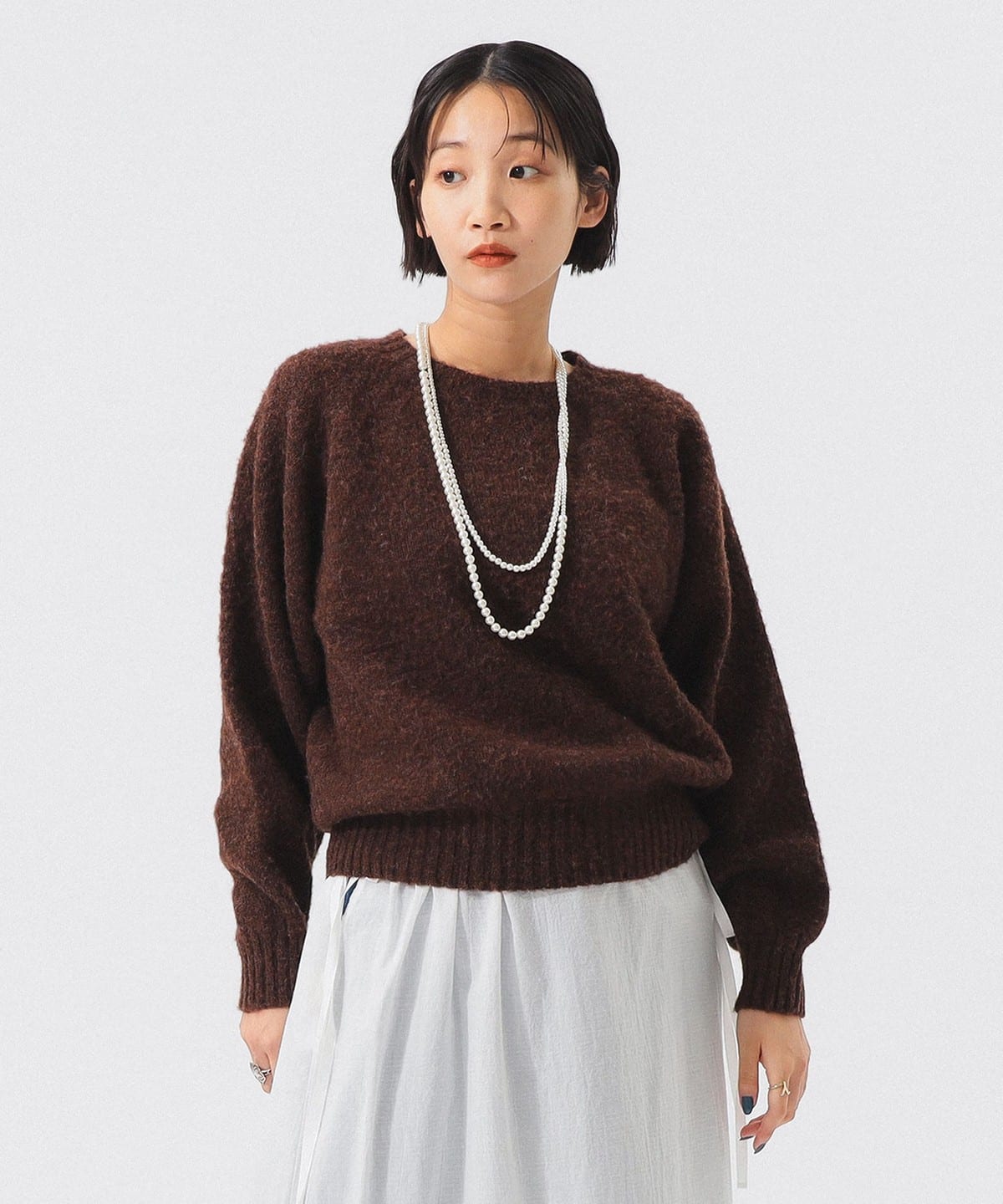 【BEAMS BOY】Nor’Easterlyシェットランドシャギークルーネック BEAMS BOY（ビームス ボーイ）【別注】Nor'Easterly / シェットランド