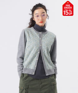 【+15%ポイントUP】リバティ パッチ カーディガン