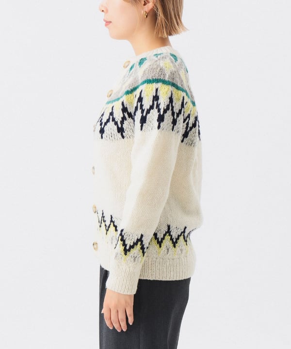 BEAMS BOY ビームスボーイ ハンド ノルディックカーディガン BEAMS BOY（ビームス ボーイ）【+15%ポイントUP】ハンド