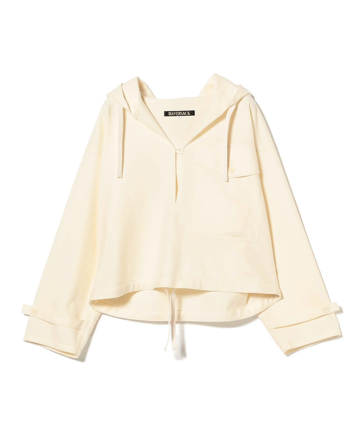 HAVERSACK ハバーサック / ニット アノラック トップス WOMEN IVORY 1 HAVERSACK ハバーサック / ニット アノラック トップス WOMEN IVORY 1