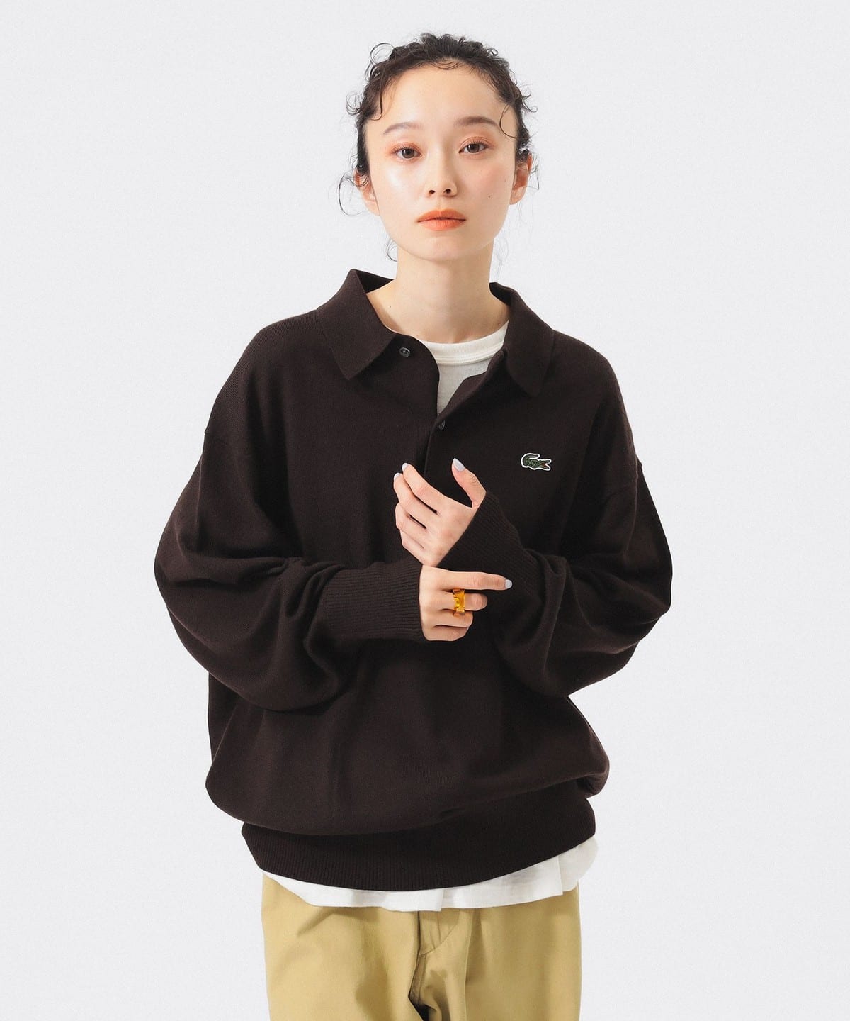 ビームスボーイ✖️Lacoste ベージュ ポロシャツ 半袖 楽天市場】ラコステ ビームス ポロシャツの通販