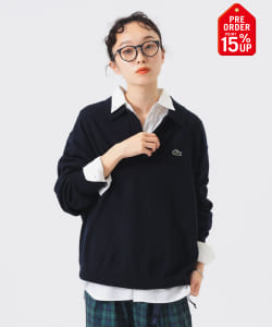 【+15%ポイントUP】【別注】LACOSTE / ニット ポロシャツ