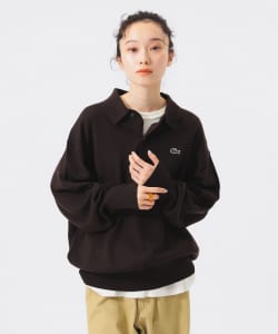【+15%ポイントUP】【別注】LACOSTE / ニット ポロシャツ