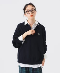 【+15%ポイントUP】【別注】LACOSTE / ニット ポロシャツ