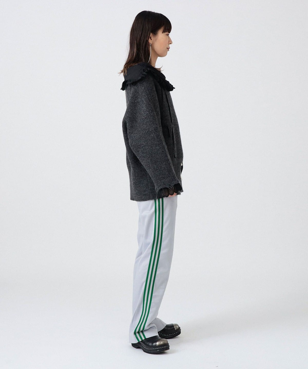 〈女裝〉船型領羅紋上衣