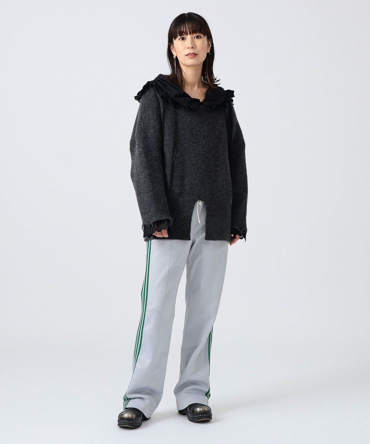 〈女裝〉船型領羅紋上衣