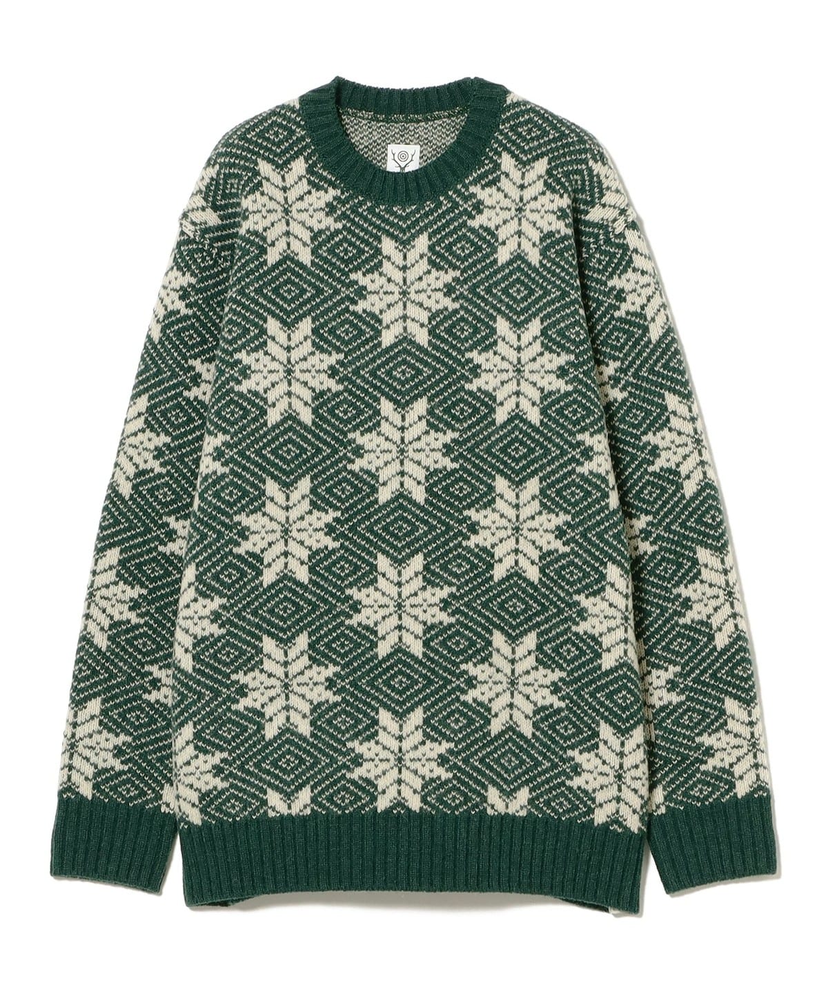 SOUTH2 WEST8 / Crew Neck Sweater トップス WOMEN GREEN S SOUTH2 WEST8 / Crew Neck Sweater トップス WOMEN GREEN S