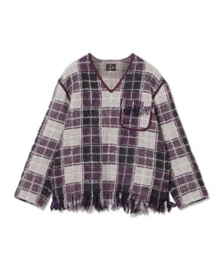 NEEDLES / Fringe V-Neck Shirt