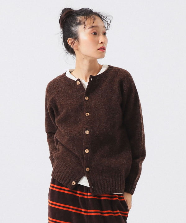 【別注】Nor’Easterly / シェットランド シャギー カーディガン Model : H161 B76 W60 H82　Size : ONE SIZE