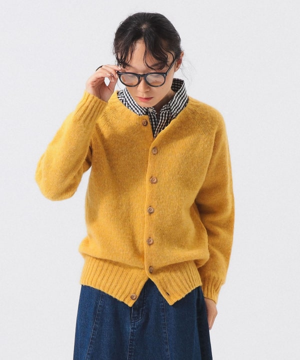 【別注】Nor’Easterly / シェットランド シャギー カーディガン Model : H161 B76 W60 H82　Size : ONE SIZE