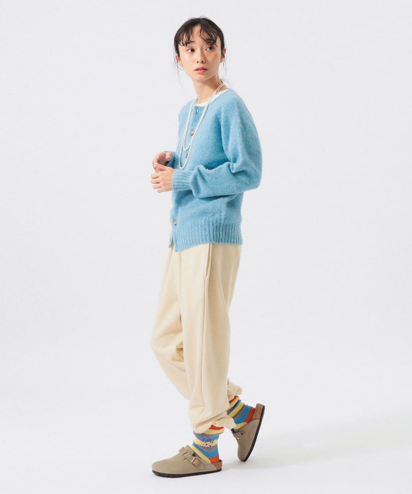 【別注】Nor’Easterly / シェットランド シャギー カーディガン Model : H161 B76 W60 H82　Size : ONE SIZE