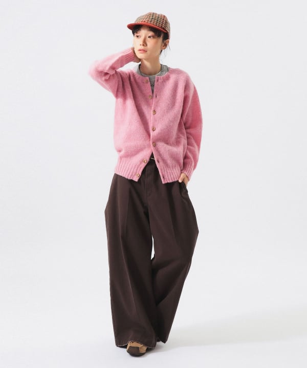 【別注】Nor’Easterly / シェットランド シャギー カーディガン Model : H161 B76 W60 H82　Size : ONE SIZE