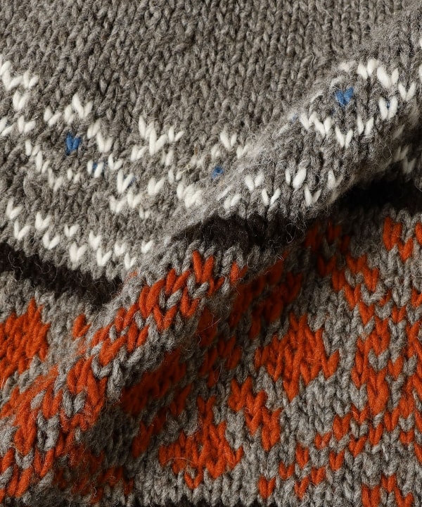 ハンド ノルディック プルオーバー ニット