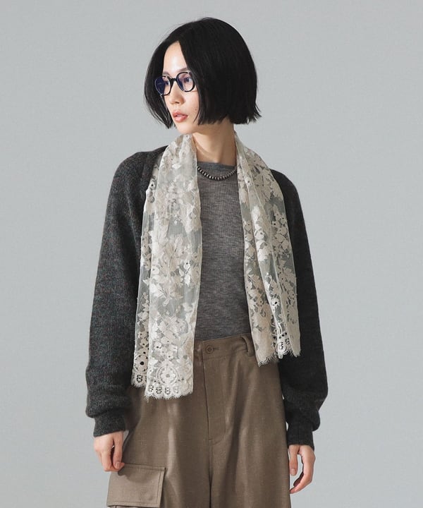 maturely / レース クルー アンド ボレロ Model : H173 B77 W57 H82　Size : ONE SIZE