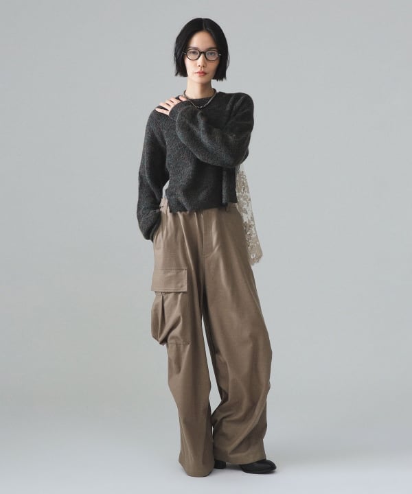 maturely / レース クルー アンド ボレロ Model : H173 B77 W57 H82　Size : ONE SIZE