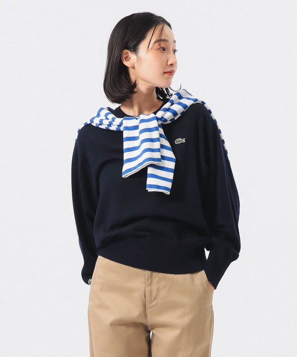 【別注】LACOSTE / クルーネック ニット