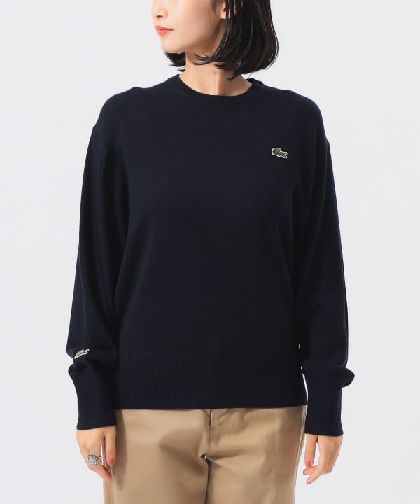 【別注】LACOSTE / クルーネック ニット