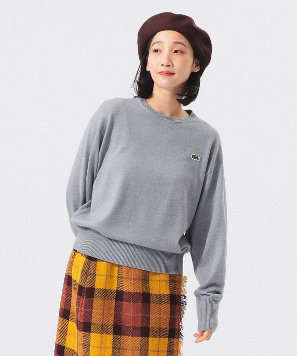 【別注】LACOSTE / クルーネック ニット