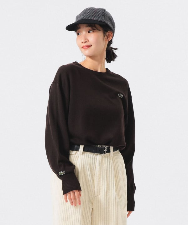 【別注】LACOSTE / クルーネック ニット