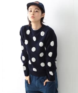 BEAMS BOY / 7ゲージ ドットクルーニット 16AW