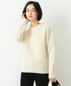 BEAMS BOY / 3ゲージ ベーシック アランニット