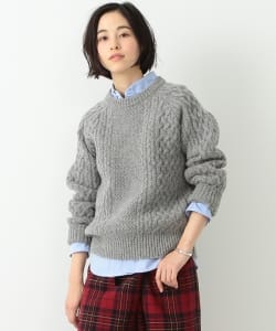 BEAMS BOY / 3ゲージ ベーシック アランニット