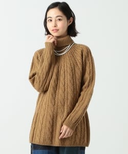 BEAMS BOY / 7ゲージ ホール ガーメントケーブル ニット