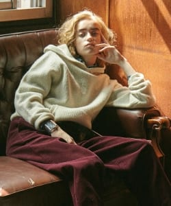 BEAMS BOY / シェットランド フーディー ニット