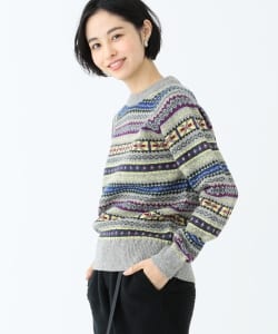 BEAMS BOY / BOY フェアアイル クルー ニット
