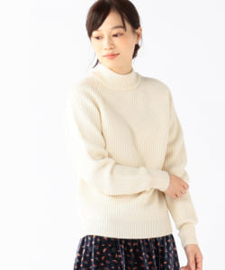 BEAMS BOY/ 5ゲージ ハイネック フィッシャーマンズ ニット