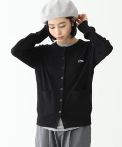 LACOSTE × BEAMS BOY / 別注 ニットカーディガン