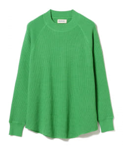 BEAMS BOY / 14ゲージ ワッフル クルー ニット
