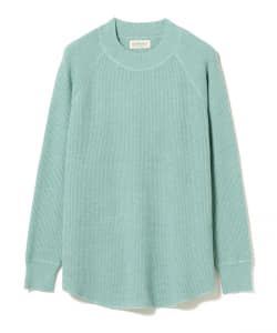 BEAMS BOY / 14ゲージ ワッフル クルー ニット