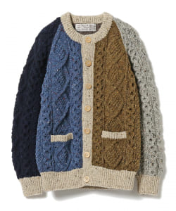 ATHENA DESIGNS × BEAMS BOY / アラン クルー カーディガン