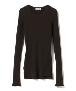 AURALEE / RIB KNIT PULLOVER