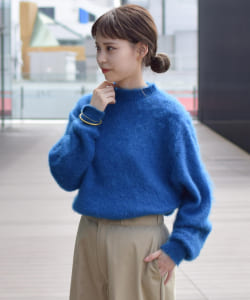 ＜WOMEN＞BEAMS JAPAN / モヘヤ クルー ニット