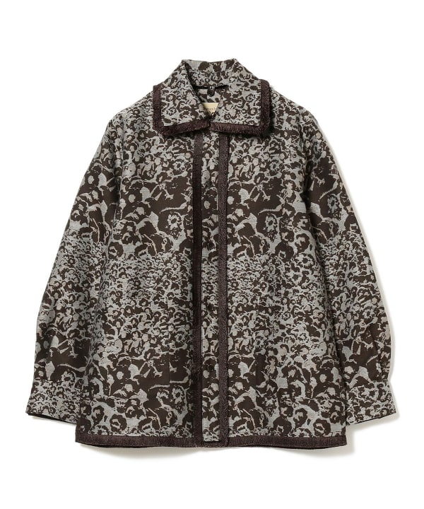 BEAMS BOY（ビームス ボーイ）【アウトレット】maturely / Flower Jacquard Fringe Jacket