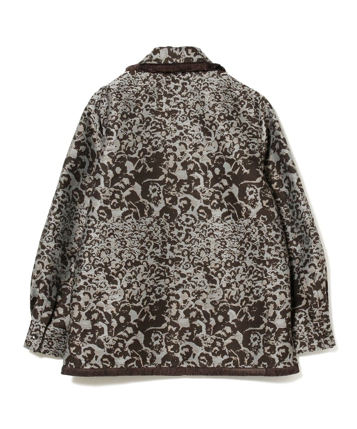 BEAMS BOY [BEAMS BOY] maturely / Flower Jacquard Fringe Jacket