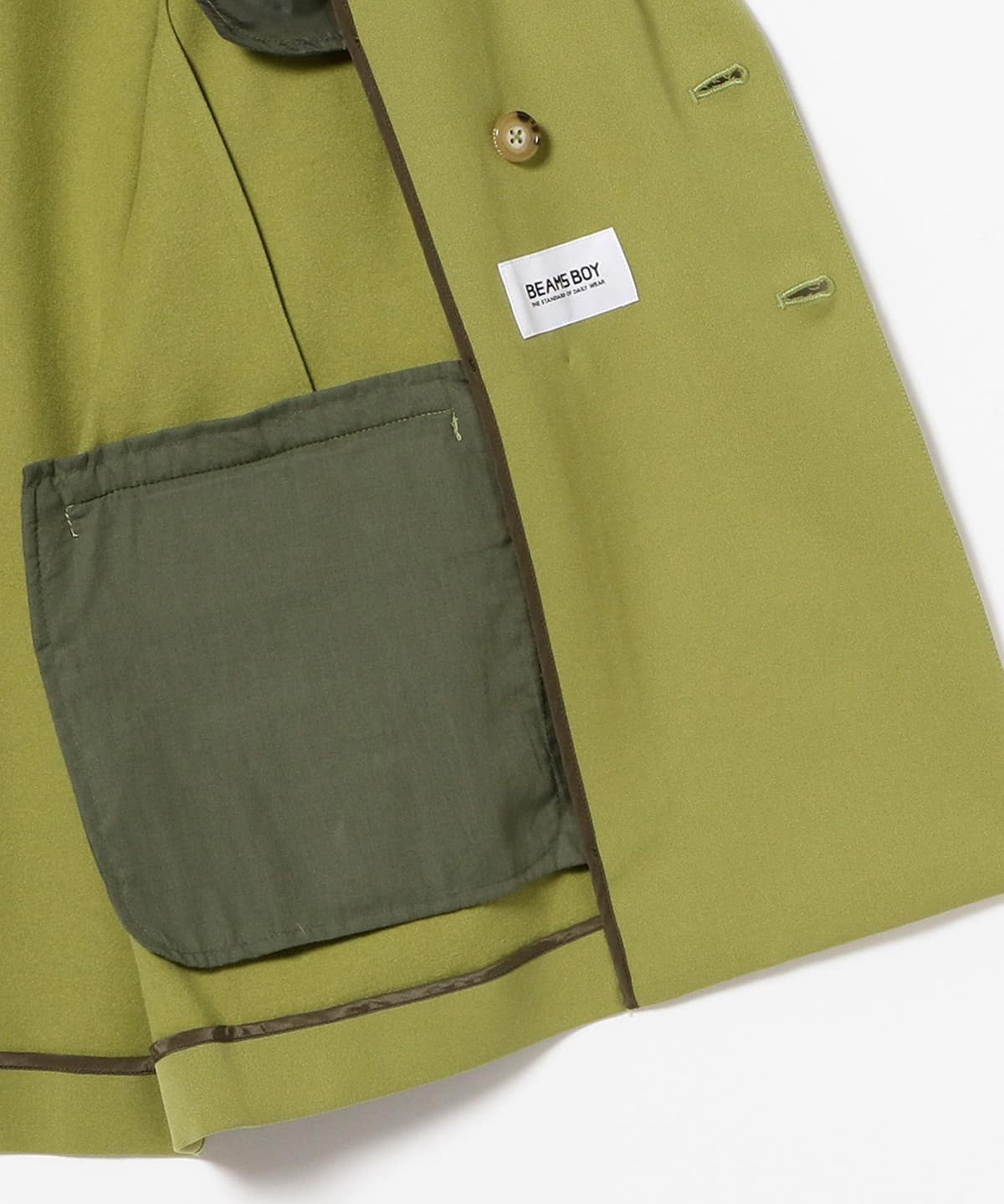 BEAMS BOY（ビームス ボーイ）ソリッド ロング ダブルブレスト