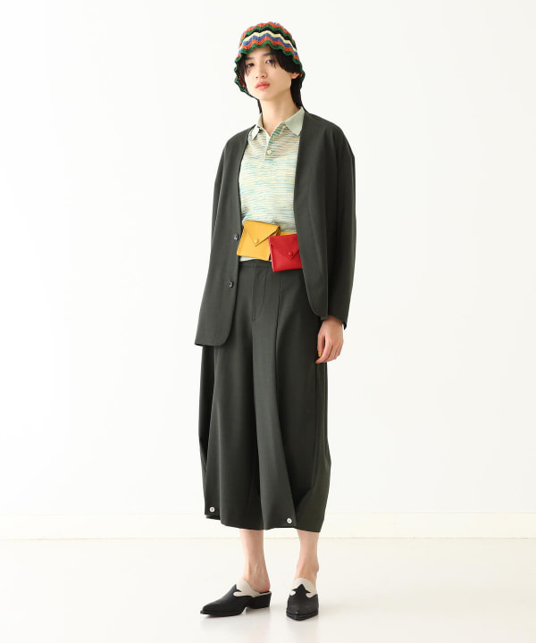 BEAMS BOY maturely / 2Way Stretch Nocollar Jacket（外套其他外套