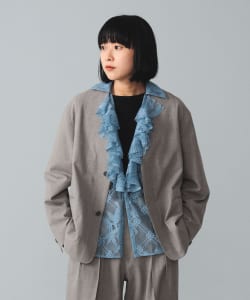 BEAMS BOYのmaturely / 2Way Stretch Nocollar Jacket