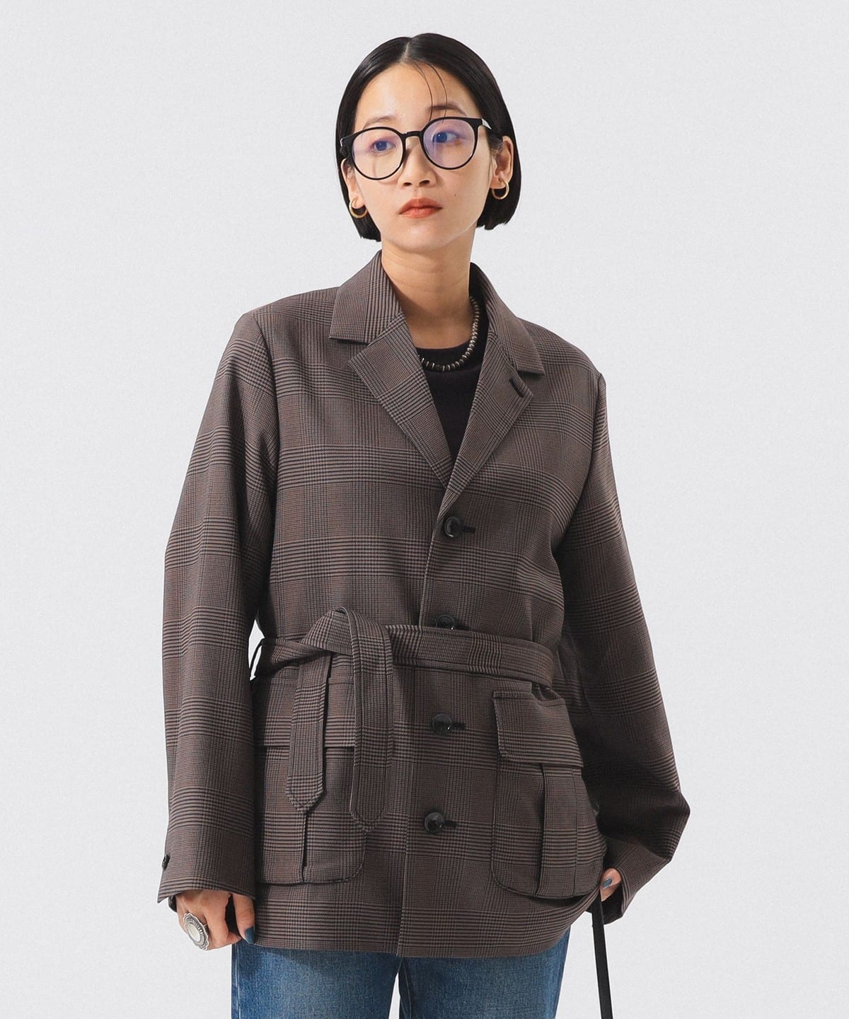 BEAMS BOY（ビームス ボーイ）チェック シューティング