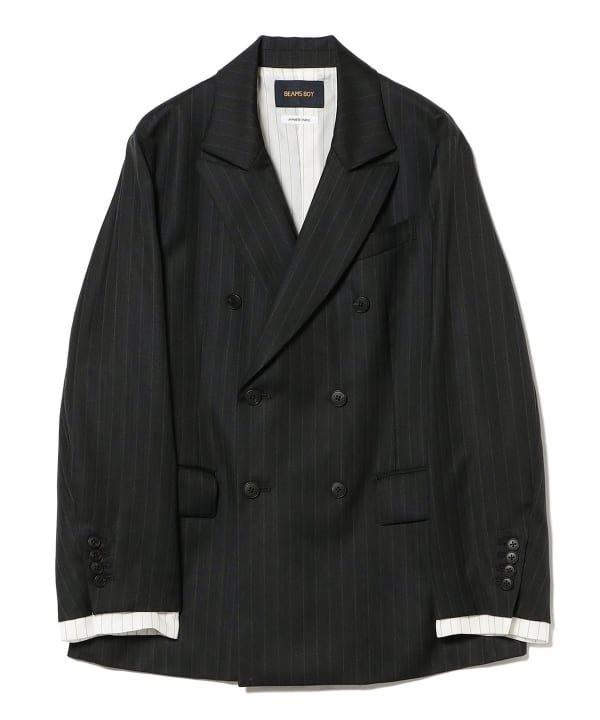 BEAMS BOY（ビームス ボーイ）カフ デタッチャブル ダブルジャケット