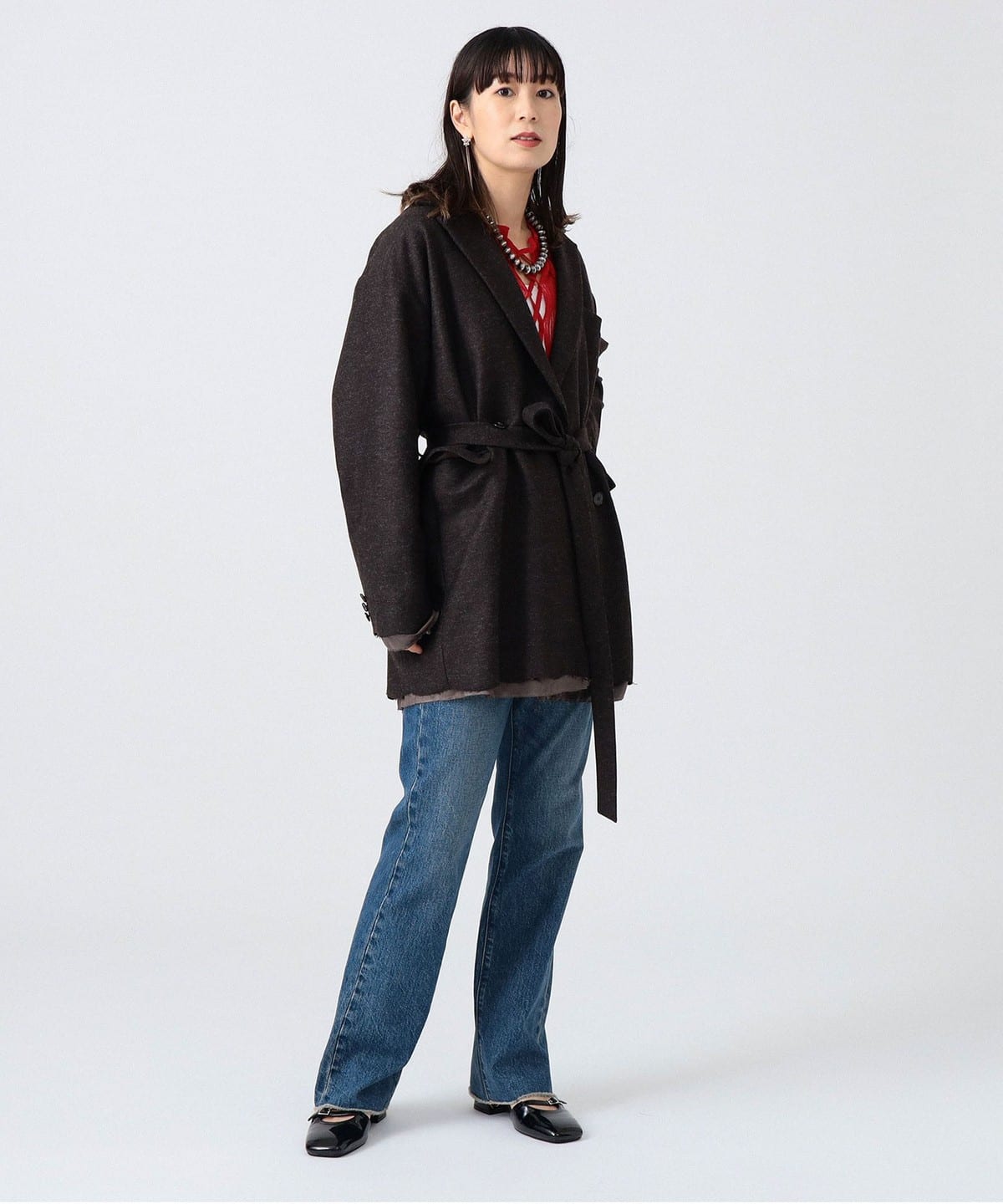 〈女裝〉毛邊外套