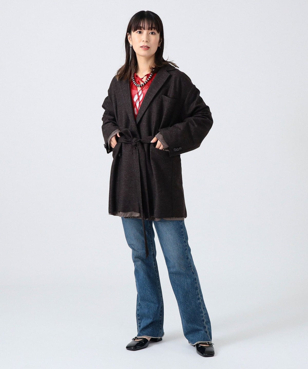 〈女裝〉毛邊外套