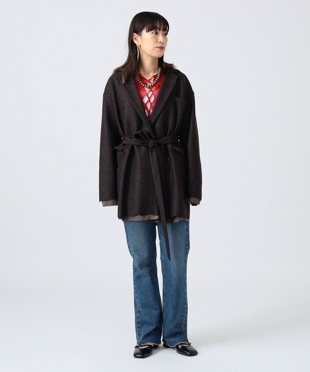 〈女裝〉毛邊外套