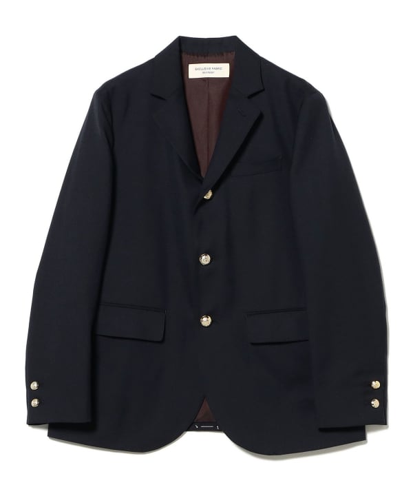 BEAMS BOY 3ボタン ブレザー ジャケット 金ボタン 希少サイズ BEAMS BOY（ビームス ボーイ）TW スリー ボタン ブレザー（ジャケット
